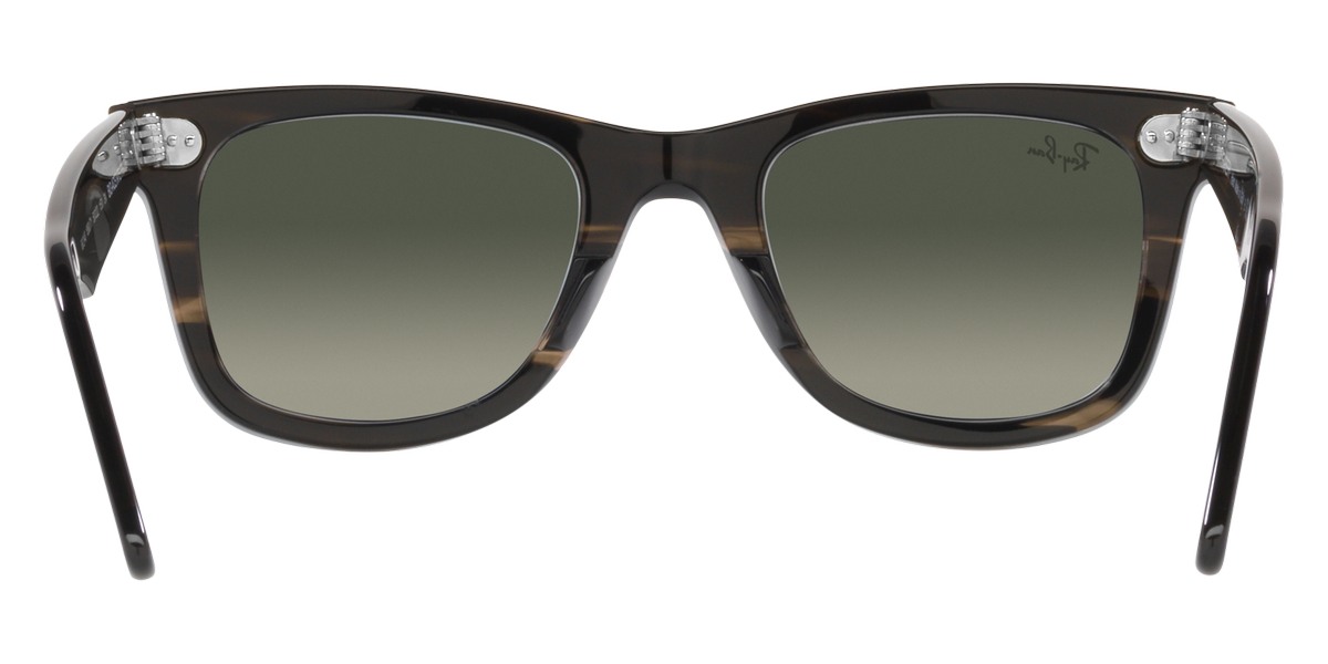 Color: Striped Gray (136071) - Ray-Ban RB2140F13607152