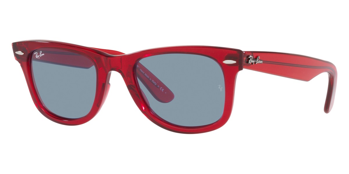Color: Transparent Red (661456) - Ray-Ban RB2140F66145652