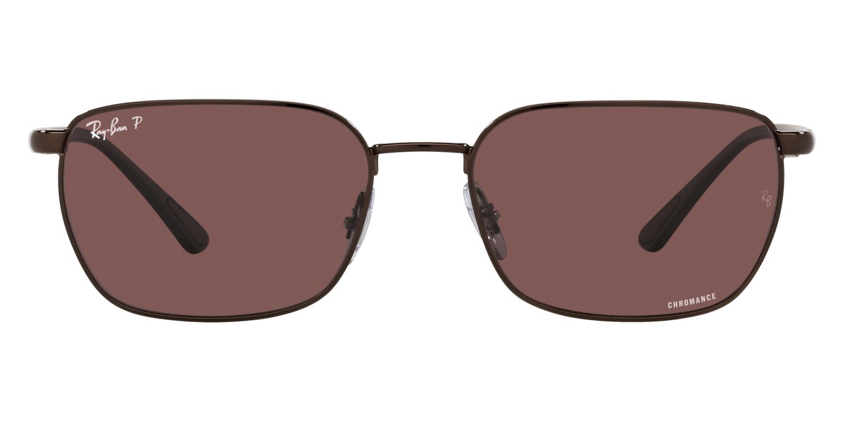 Ray-Ban™ RB3684CH 014/AF 58 Sunglasses in Brown