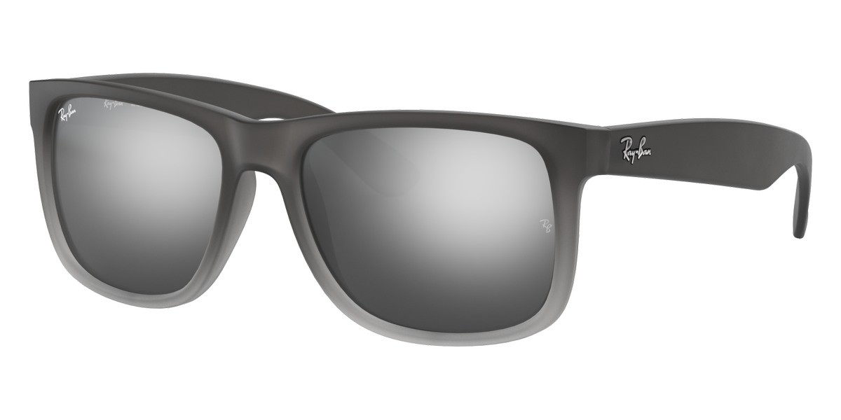 Color: Rubber Gray On Clear Gray (852/88) - Ray-Ban RB4165852/8851