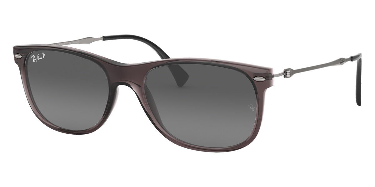 Color: Transparent Gray (606/T3) - Ray-Ban RB4318606/T355