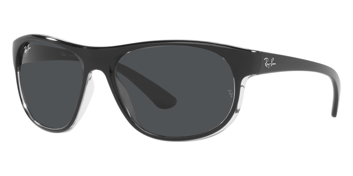 Color: Black on Transparent (603987) - Ray-Ban RB435160398759