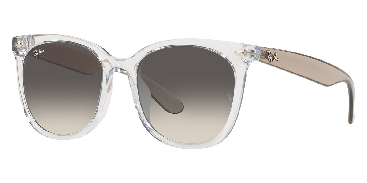 Color: Transparent and Transparent Gray (659811) - Ray-Ban RB4379D65981155