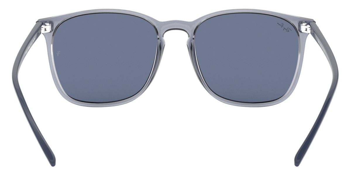 Color: Transparent Blue (639980) - Ray-Ban RB438763998056