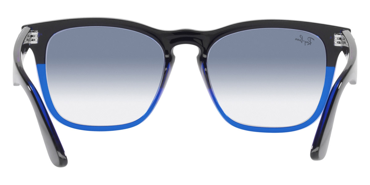 Color: Black on Transparent Blue (663219) - Ray-Ban RB448766321954