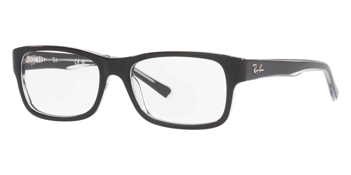 Color: Black on Transparent (2034) - Ray-Ban RX5268203450