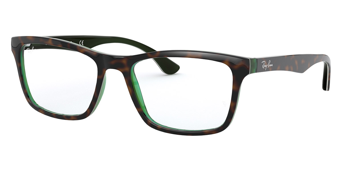 Color: Havana on Transparent Green (5974) - Ray-Ban RX5279597457