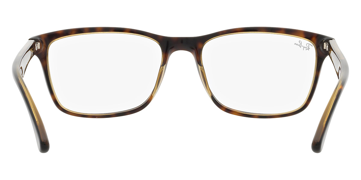 Color: Havana on Transparent Yellow (8285) - Ray-Ban RX5279828555