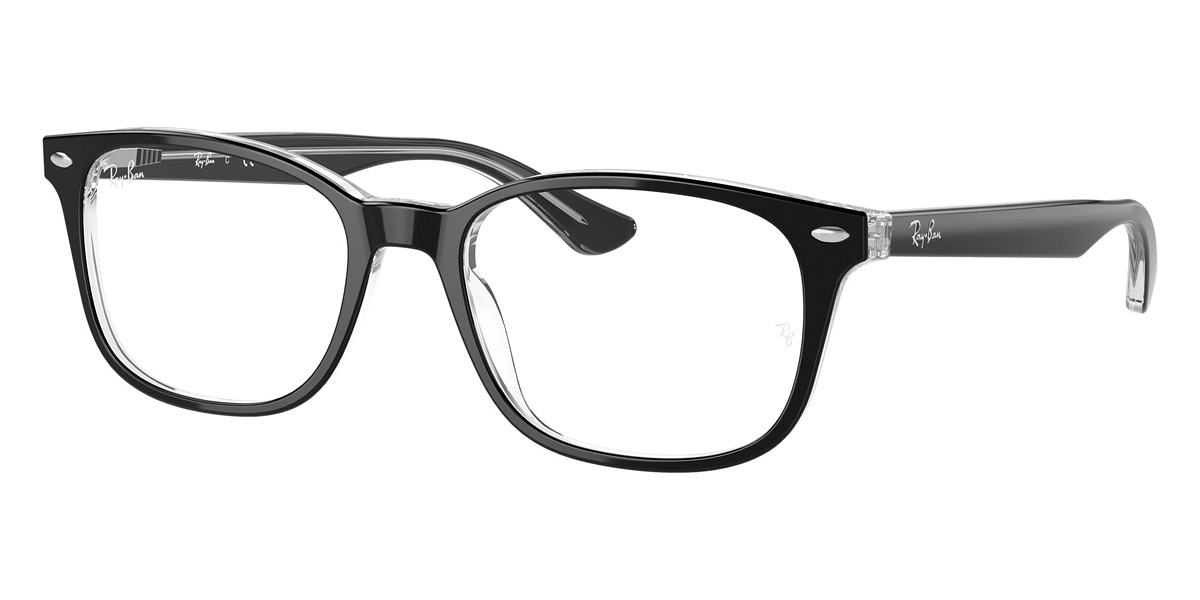 Color: Black On Transparent (2034) - Ray-Ban RX5375203451