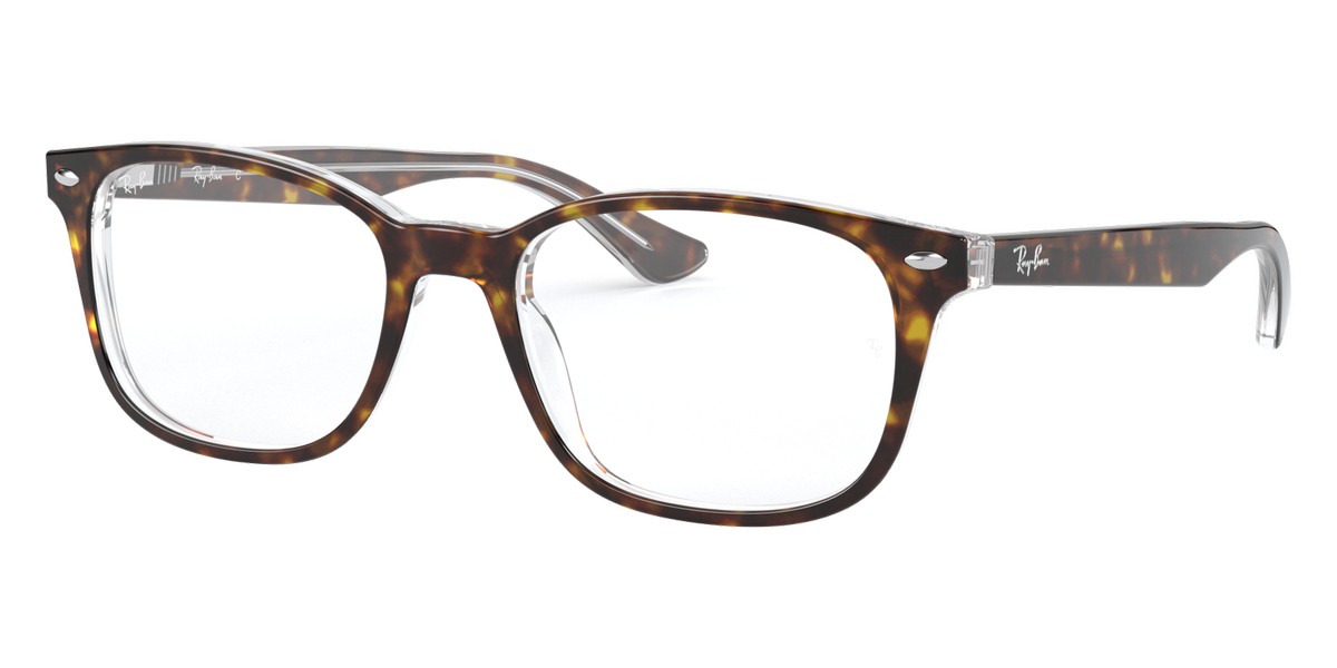 Color: Havana On Transparent (5082) - Ray-Ban RX5375508251