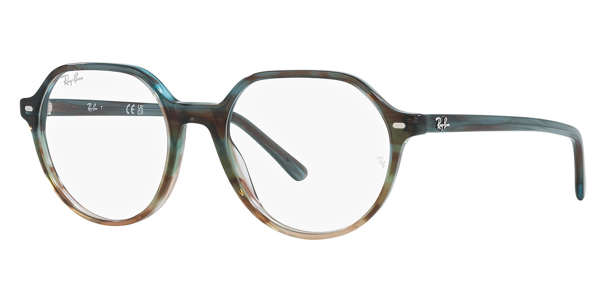 Color: Striped Blue and Green (8252) - Ray-Ban RX5395825251