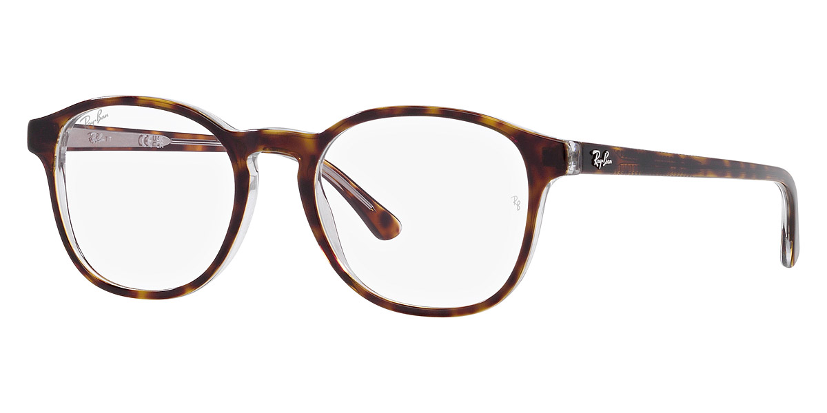 Color: Havana on Transparent (5082) - Ray-Ban RX5417508250