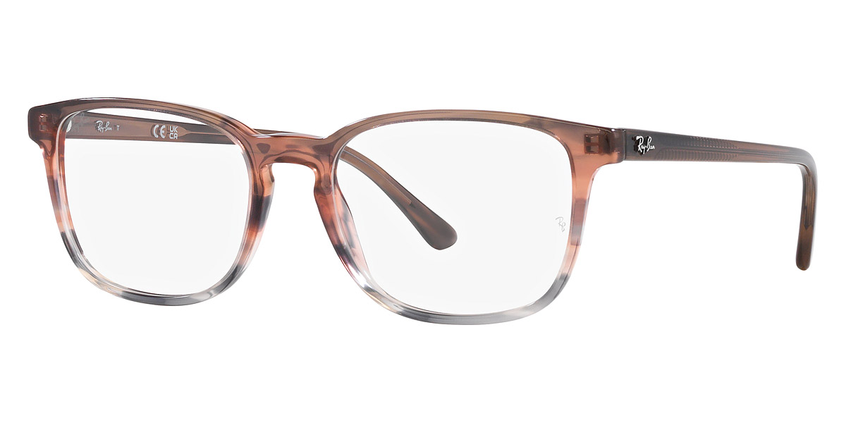 Color: Striped Brown and Red (8251) - Ray-Ban RX5418825156