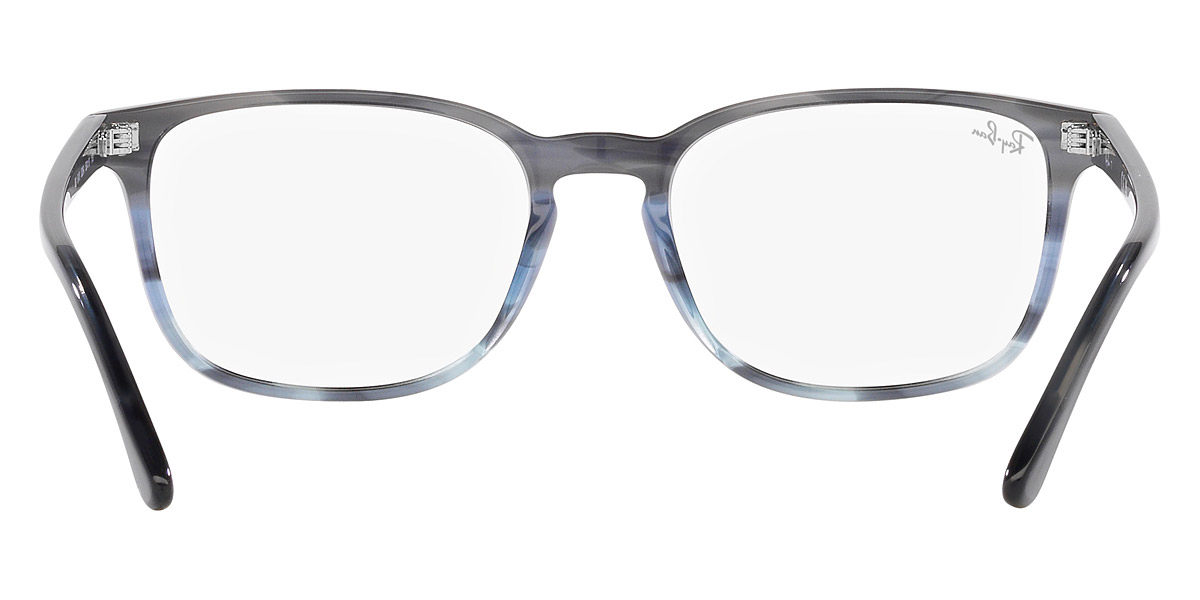 Color: Striped Gray and Blue (8254) - Ray-Ban RX5418825456