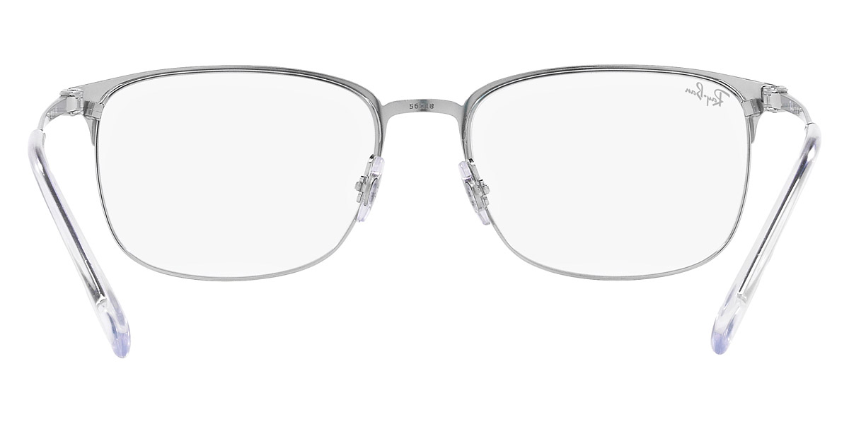 Color: Blue on Silver (3155) - Ray-Ban RX6494315556