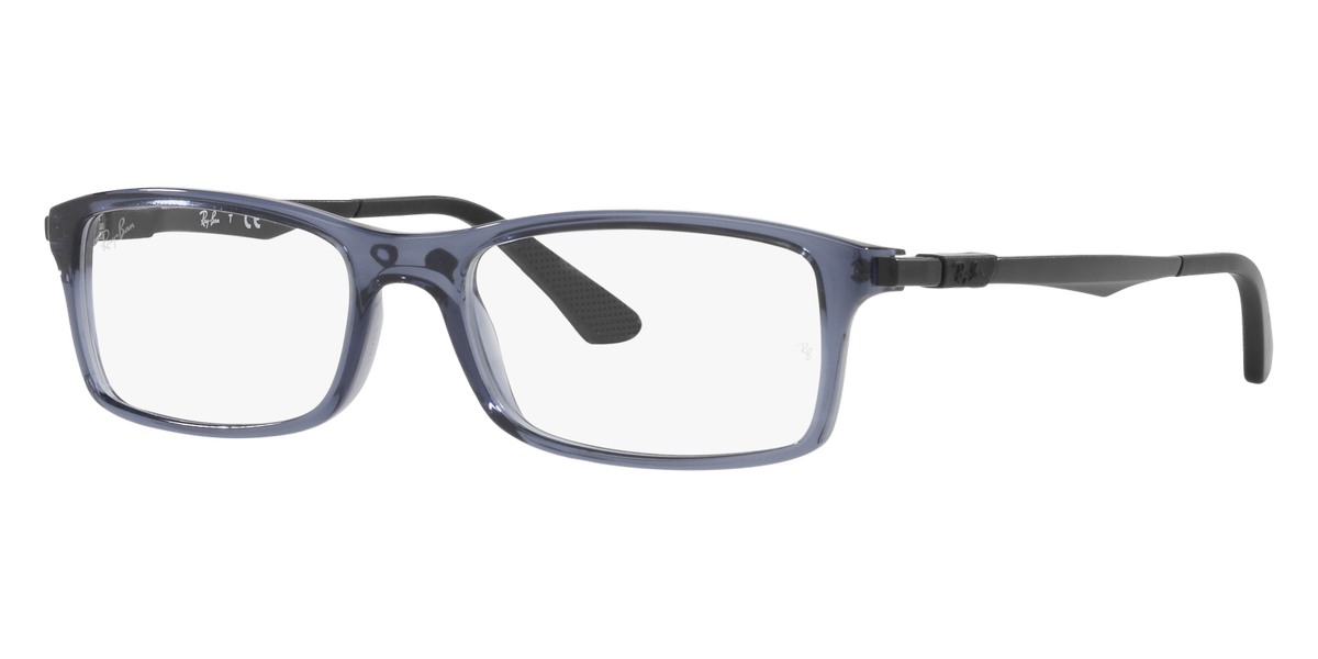 Color: Transparent Blue (8122) - Ray-Ban RX7017812254