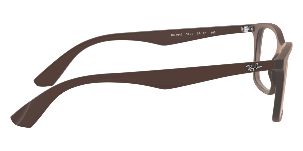 Color: Matte Transparent Brown (5451) - Ray-Ban RX7047545154