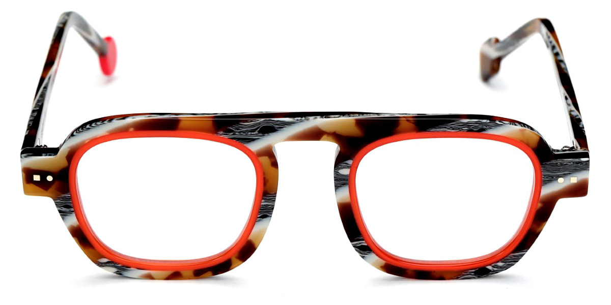 Color: Shiny Vintage Tortoise/Shiny Orange (203) - Sabine Be SBEFAC203109446