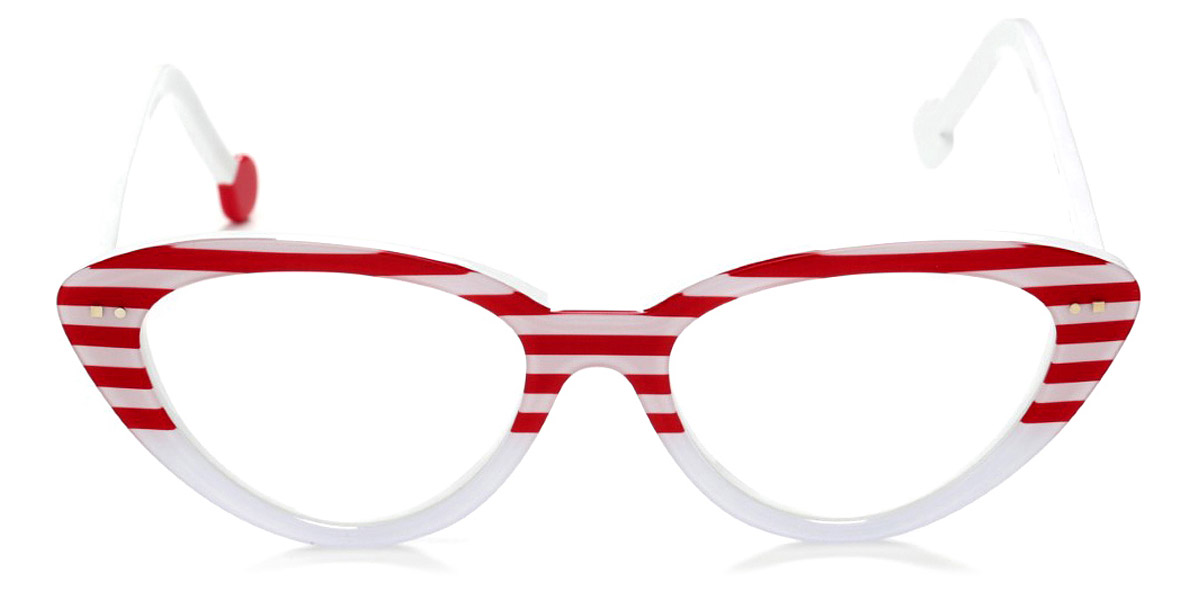 Color: Shiny Red Fat Stripes/Shiny White (180) - Sabine Be SBEPRESTRI180104953