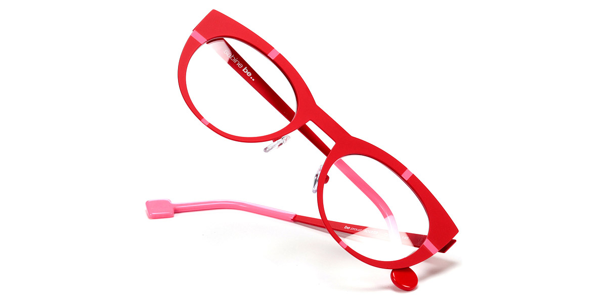 Color: Satin Red/Satin Neon Pink (595) - Sabine Be SBEPRO595188550