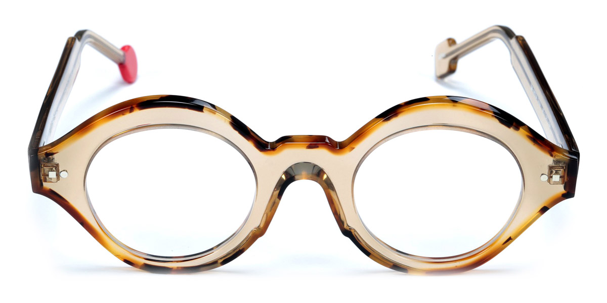 Color: Shiny Translucent Cognac/Shiny Fawn Tortoise (714) - Sabine Be SBESMILIN714201446