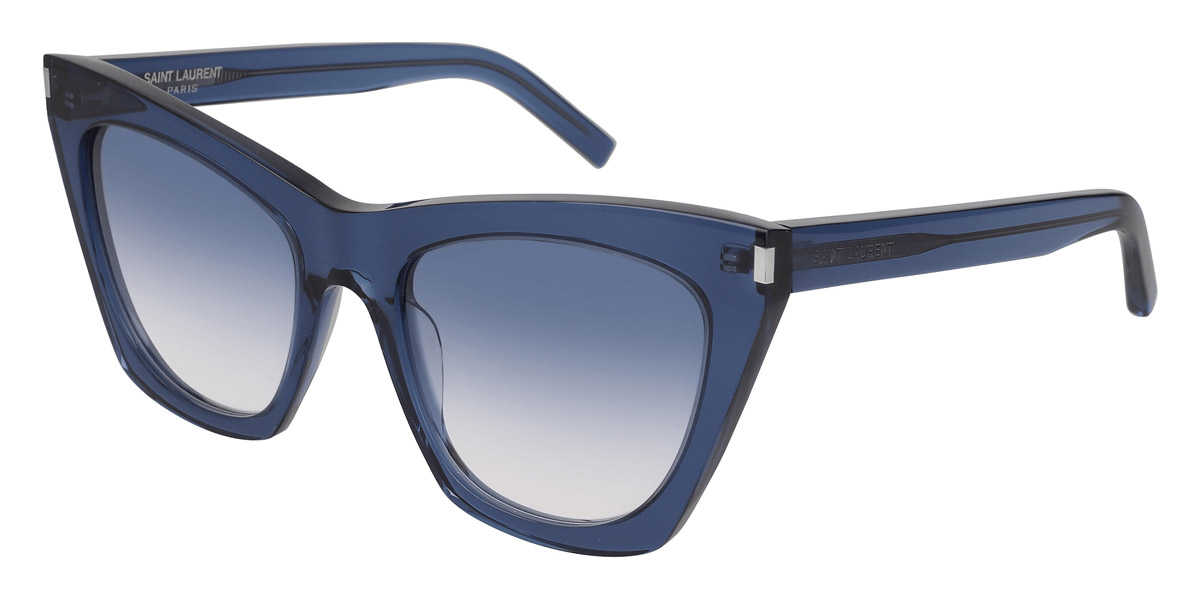 Color: Blue (002) - Saint Laurent SL214KATE00255