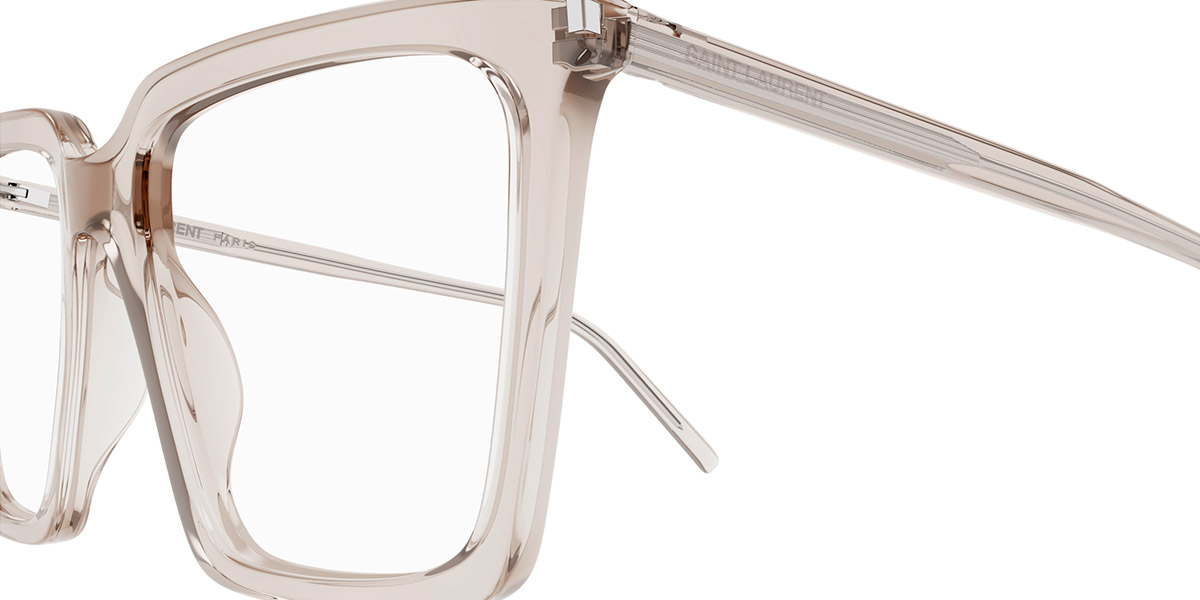 Saint Laurent™ Sl 474 Opt 003 56 Nude Eyeglasses 