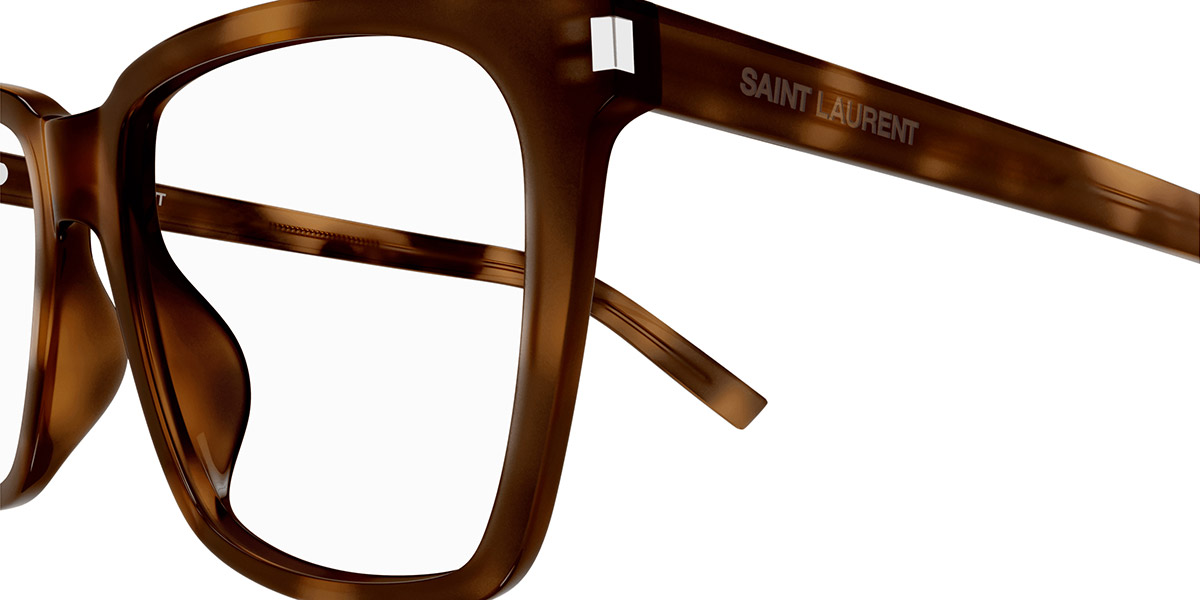 Color: Havana (003) - Saint Laurent SL717SLIM00354