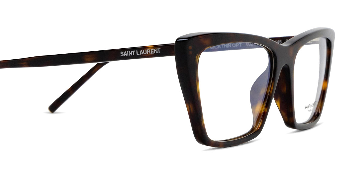 Color: Havana (002) - Saint Laurent SL737MICATHINOPT00254