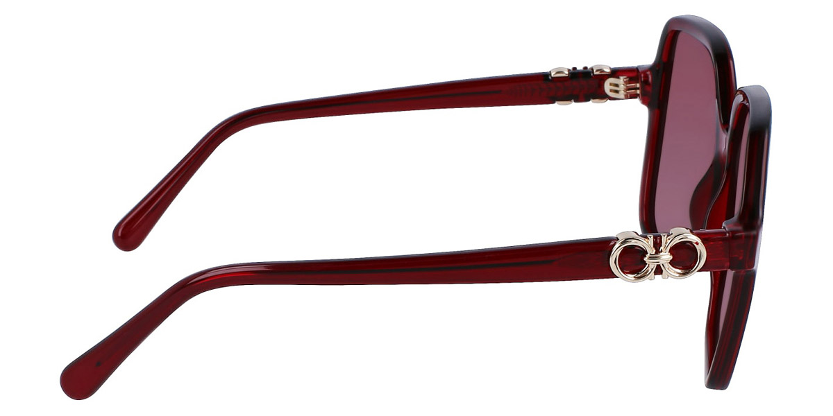 Color: Transparent Burgundy (612) - Salvatore Ferragamo SFGSF1083S61257