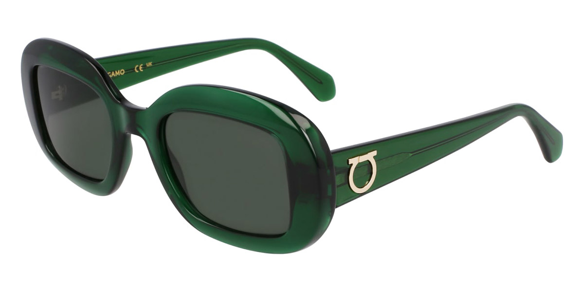 Color: Transparent Green (317) - Salvatore Ferragamo SFGSF2038SE31751