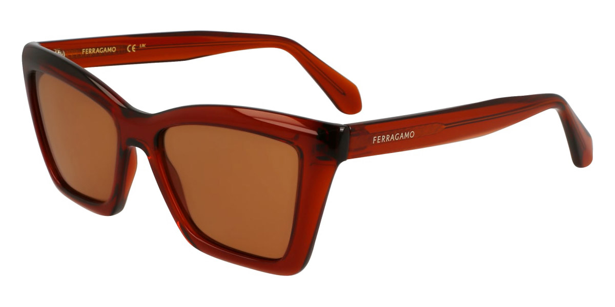 Color: Transparent Rust (224) - Salvatore Ferragamo SFGSF2039SE22453