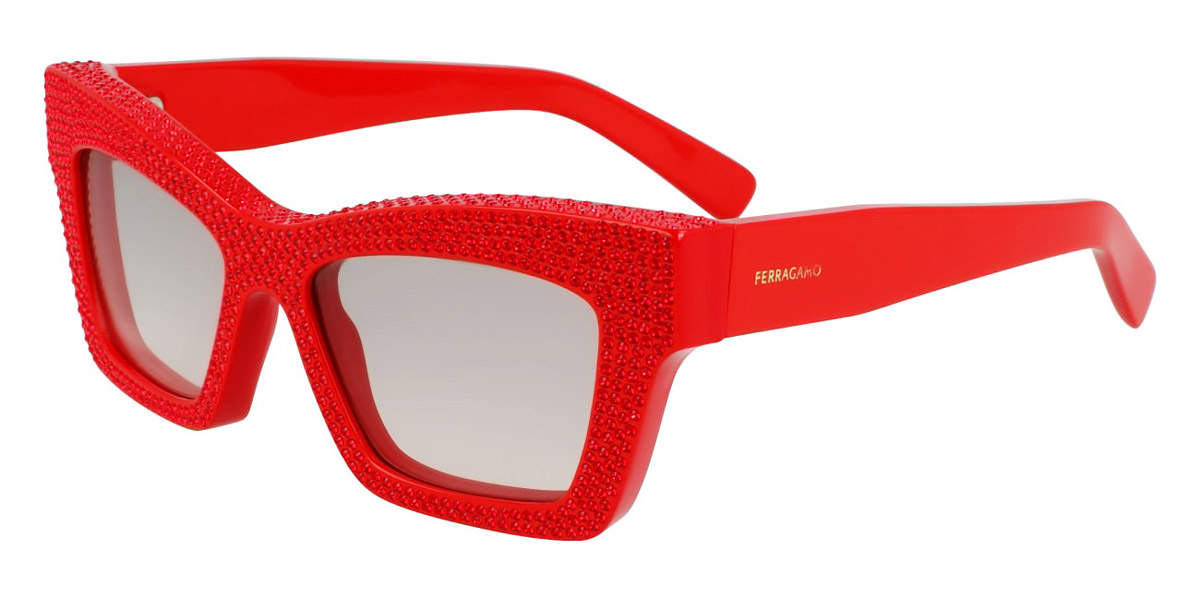 Color: Red (600) - Salvatore Ferragamo SFGSF2045SR60052