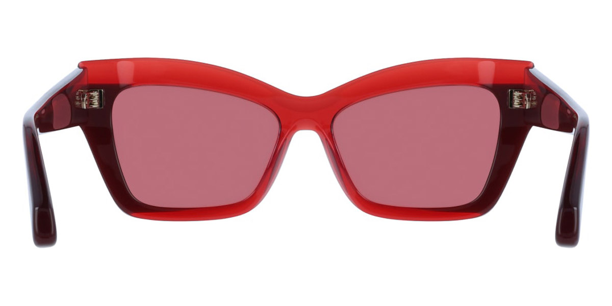 Color: Transparent Red/Dark Red (613) - Salvatore Ferragamo SFGSF2065S61354