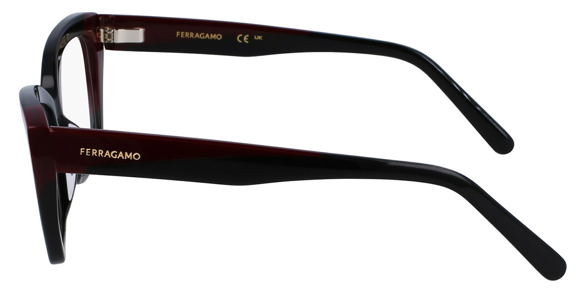 Color: Black/Burgundy (051) - Salvatore Ferragamo SFGSF2938LB05156