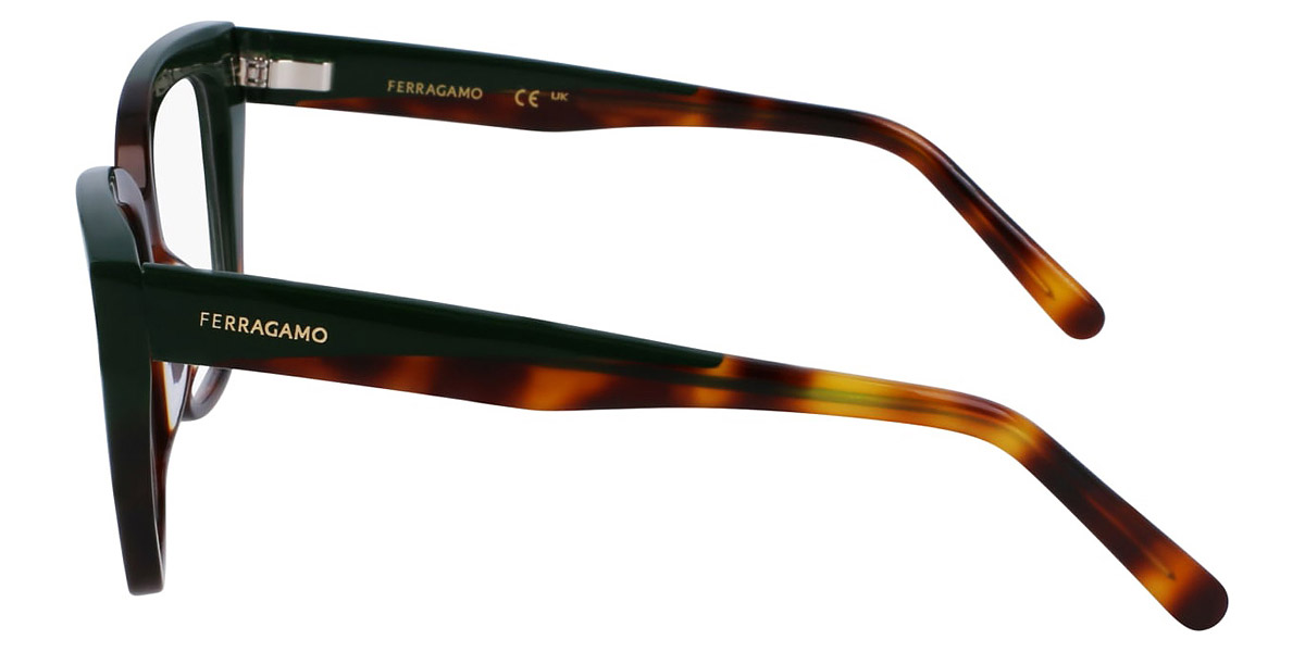 Color: Tortoise/Dark Green (220) - Salvatore Ferragamo SFGSF2939LB22056