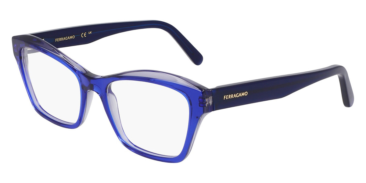 Color: Blue/Gray (435) - Salvatore Ferragamo SFGSF2951LB43555