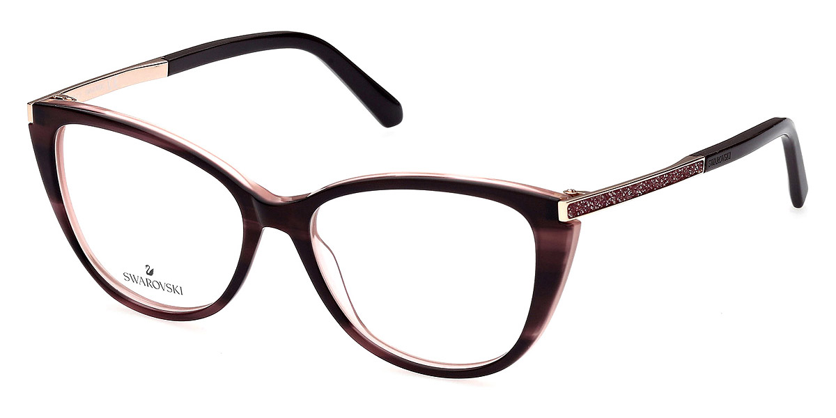 Swarovski™ SK5414 069 53 Shiny Bordeaux Eyeglasses