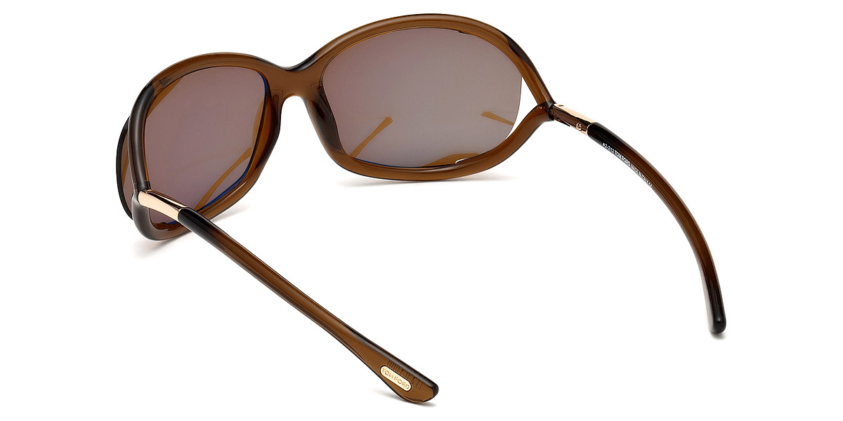 Color: Transparent Dark Brown (48H) - Tom Ford FT0008Jennifer48H61