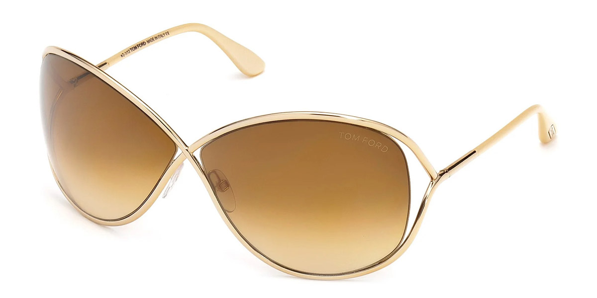 Color: Shiny Rose Gold (28F) - Tom Ford FT0130Miranda28F68