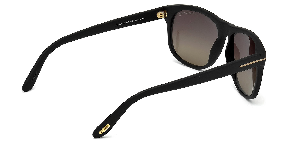 Color: Matte Black (02D) - Tom Ford FT0236Olivier02D58