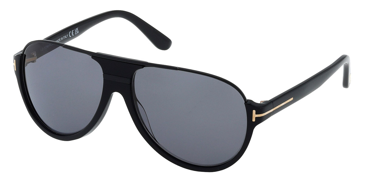 Color: Shiny Black (01D) - Tom Ford FT033401D59