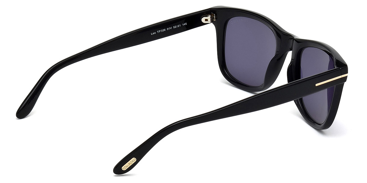 Color: Shiny Black (01V) - Tom Ford FT0336Leo01V52