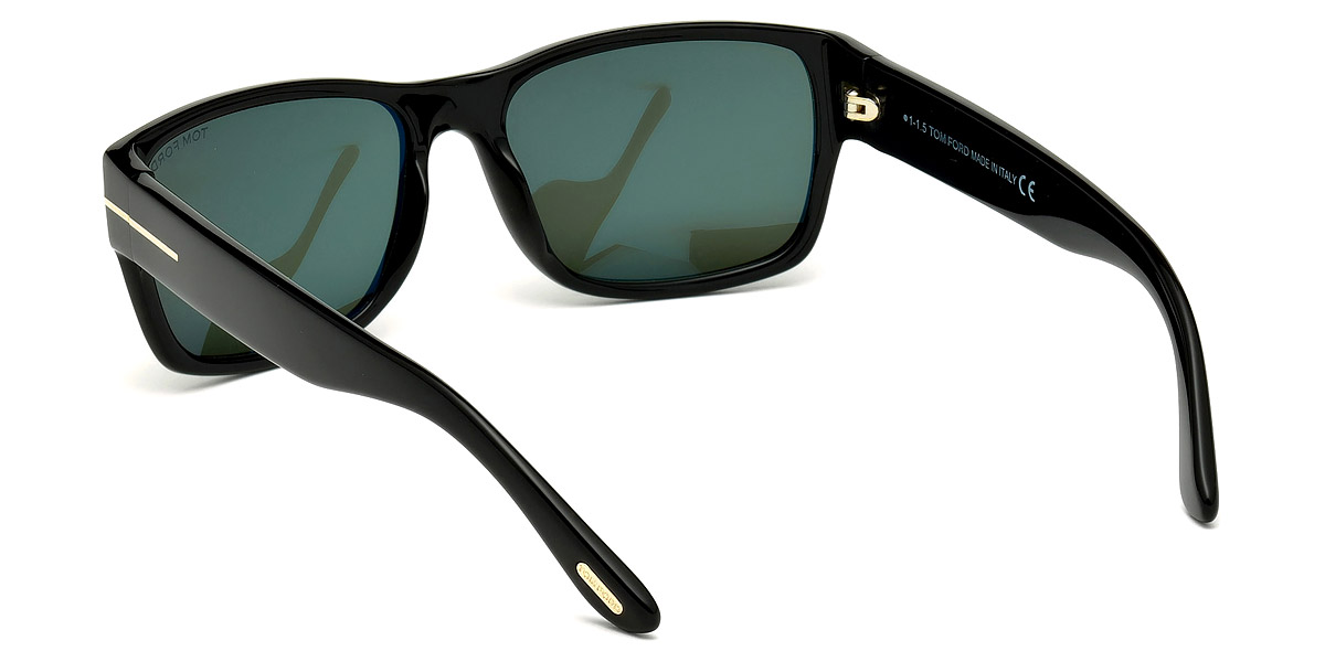 Tom Ford FT0445 Mason 01N 58 Shiny Black Sunglasses