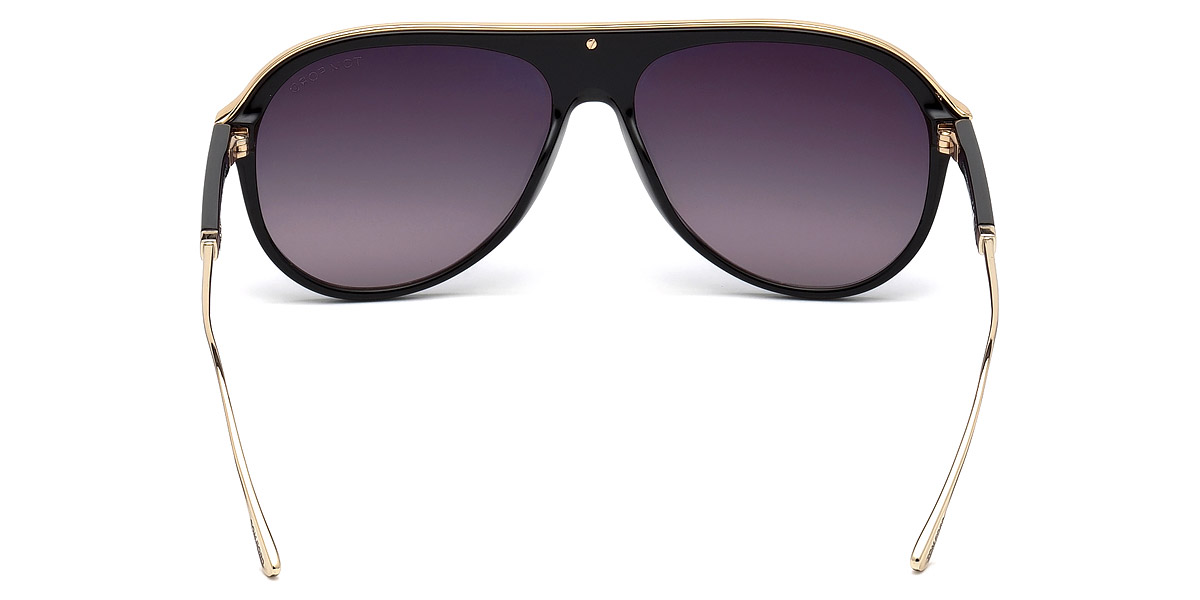 Color: Shiny Black/Rose Gold (01C) - Tom Ford FT0624Nicholai-0201C57