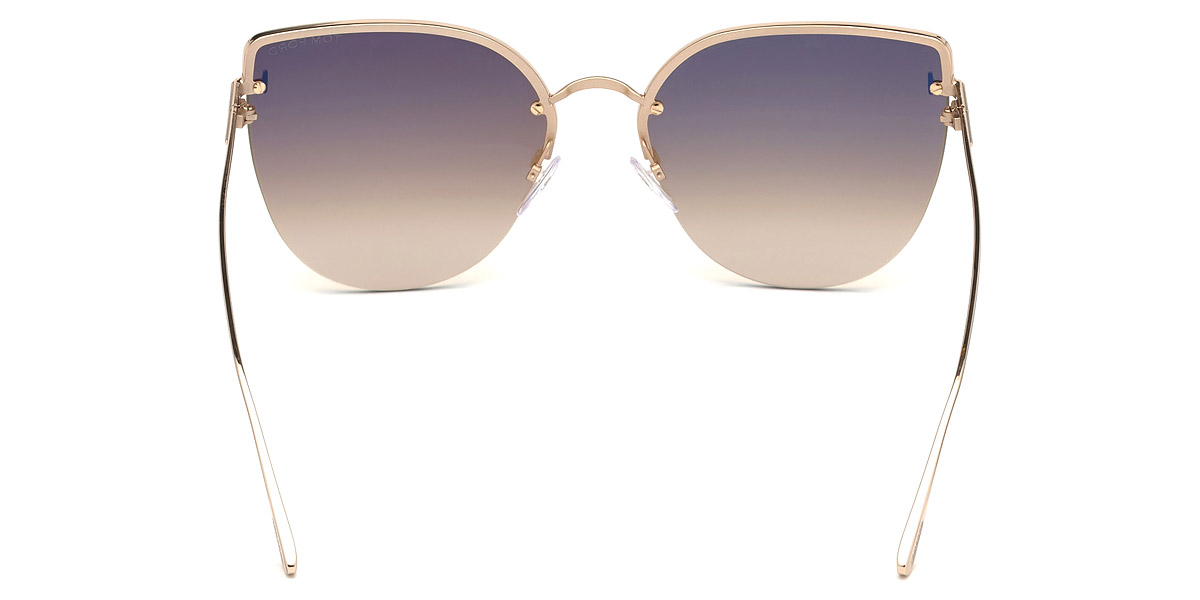 Color: Shiny Rose Gold (28F) - Tom Ford FT0652Ingrid-0228F60