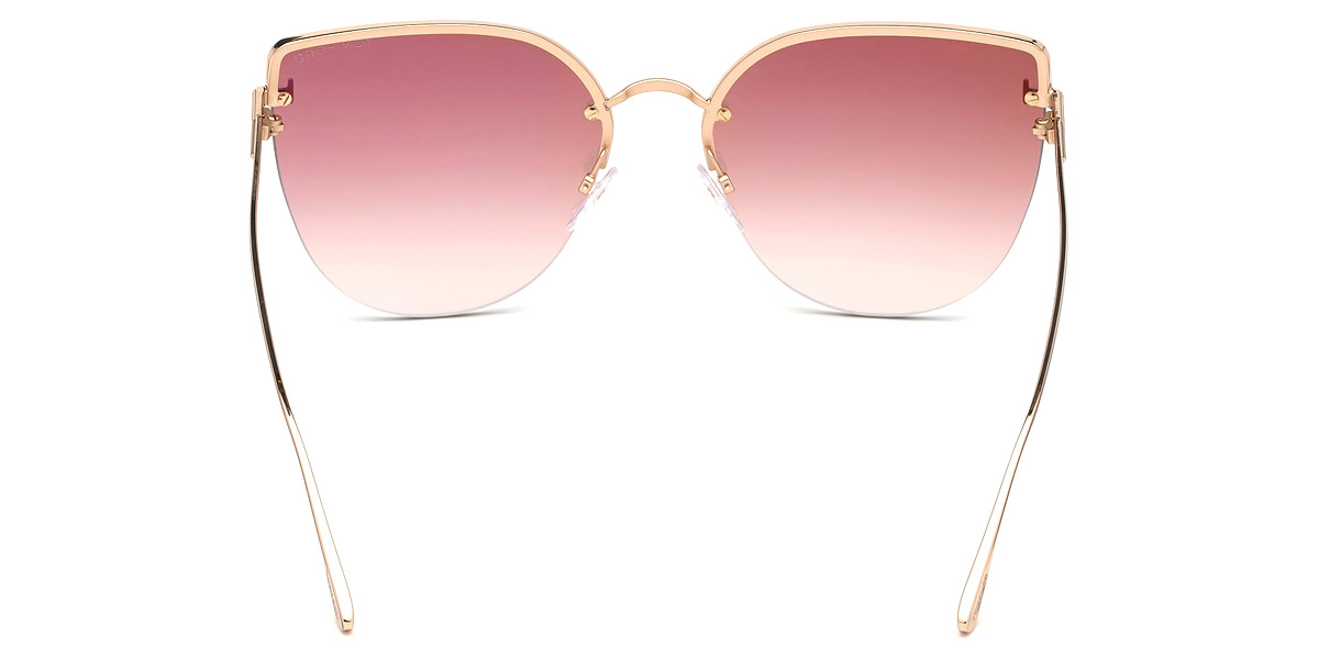 Color: Shiny Rose Gold (33Z) - Tom Ford FT0652Ingrid-0233Z60