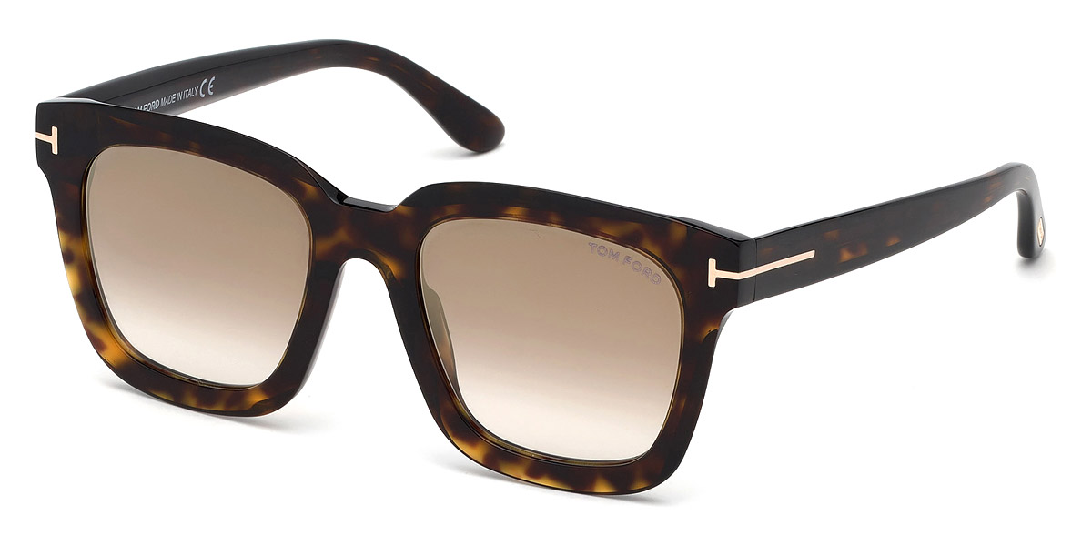 Color: Shiny Classic Dark Havana (52F) - Tom Ford FT0690Sari52F52