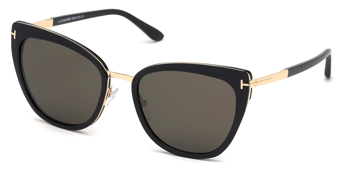 Color: Shiny Black/Rose Gold (01A) - Tom Ford FT0717Simona01A57