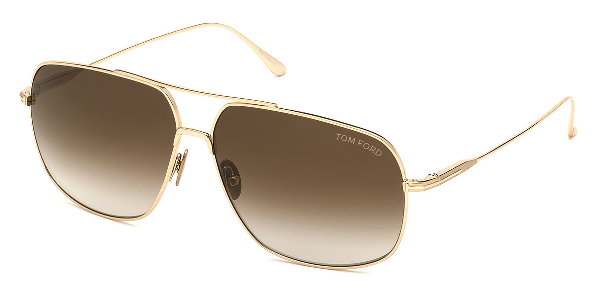 Color: Shiny Rose Gold Titanium (28K) - Tom Ford FT0746John-0228K62